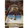 Image 1 : 3 CHINESE DECORATIVE PLATES AND 2 COLLECTOR PLATES