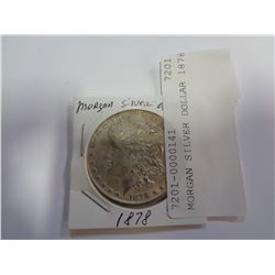 MORGAN SILVER DOLLAR 1878