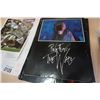 Image 3 : PINK FLOYD "THE WALL" PRINT, STEVE LARGENT SIGNED PICTURE AND CARD, AND LORD OF THE RINGS VISUAL