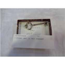 TIFFANY AND CO KEY PENDANT