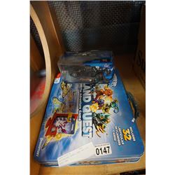 SKYLANDERS BOARD GAME AND DIE CAST CAR