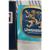Image 2 : LOWEN BRAU BEER ADVERT AND HARP LAGER MIRRORED ADVERT