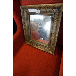 BLACK FRAMED MIRROR AND SMALL MIRROR