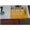 Image 2 : NEW OVERSTOCK INSIGNIA 47-80 INCH FIXED POSITION TV WALL MOUNT 120LB CAPACITY