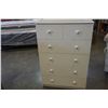Image 1 : WHITE 6 DRAWER HIGH BOY DRESSER