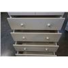 Image 2 : WHITE 6 DRAWER HIGH BOY DRESSER