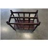 Image 2 : MAHOGANY MAGAZINE RACK