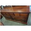 Image 1 : 7 DRAWER MAHOGANY FINISH DRESSER