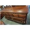 Image 2 : 7 DRAWER MAHOGANY FINISH DRESSER