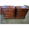 Image 1 : PAIR OF 3 DRAWERN MODERN NIGHT STANDS