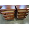 Image 3 : PAIR OF 3 DRAWERN MODERN NIGHT STANDS