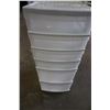 Image 4 : ROLLING 6 DRAWER ORGANIZER AND WIRE SHOE RACK