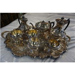 SILVER PLATE TEA SERVICE