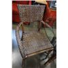 Image 3 : ROUND WICKER GLASSTOP DINING TABLE W/ 2 CHAIRS