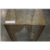 Image 2 : DECORATIVE METAL END TABLE
