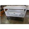 Image 1 : WHITE PAINTED METAL BASE HALL STAND
