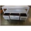 Image 2 : WHITE PAINTED METAL BASE HALL STAND