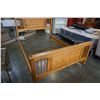 Image 1 : QUEEN SIZE PINE BED FRAME