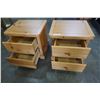 Image 3 : PAIR OF PINE 2 DRAWER NIGHT STANDS