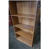 Image 3 : TALL WOODEN BOOKSHELF WITH 4 SHELVES