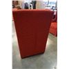 Image 3 : MODERN RED FABRIC TALL BACK ACCENT CHAIR