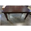 Image 3 : NEW ASHLEY MAHOGNAY FINISH TALL COFFEE TABLE - RETAIL $799