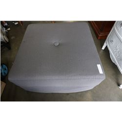 LARGE GREY OTTOMAN