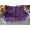 Image 1 : PURPLE UPHOLSTERED SOFA
