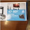 Image 2 : NEW OVERSTOCK INSIGNIA 47-80 INCH TILTING TV WALL MOUNT 120LB CAPACITY