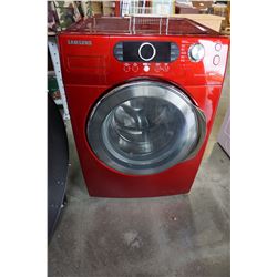 RED SAMSUNG VRT FRONT LOAD WASHER