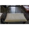 Image 3 : WICKER LOOK PATIO CHAIR AND BENCH