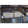 Image 7 : WICKER LOOK PATIO CHAIR AND BENCH