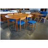 Image 1 : SOLID TEAK DINING TABLE WITH 6 CHAIRS AND 2 EXTENTIONS, CHAIRS MARKED SVEGARDS, TABLE MARKED TROEDS 