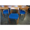 Image 2 : SOLID TEAK DINING TABLE WITH 6 CHAIRS AND 2 EXTENTIONS, CHAIRS MARKED SVEGARDS, TABLE MARKED TROEDS 
