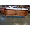 Image 2 : TEAK CABINET STAMPED MADE IN DENMARK, MISSING GLASS