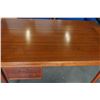 Image 2 : SOLID TEAK DRAW LEAF DESK WITH SLIDING DRAWERS MADE IN DENMARK