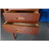 Image 3 : SOLID TEAK DRAW LEAF DESK WITH SLIDING DRAWERS MADE IN DENMARK