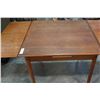 Image 4 : TEAK DRAW LEAF DINING TABLE