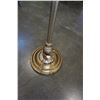 Image 4 : ANTIQUE BRASS TRI LIGHT W/ MILK GLASS SHADE
