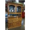 Image 1 : OAK 2 PIECE BUFFETT AND HUTCH