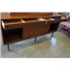 Image 8 : MCM SLIDING DOOR CABINET W/ HUTCH