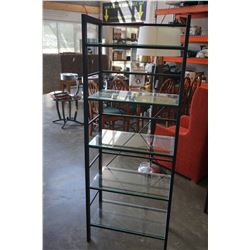 METAL AND GLASS SHELF