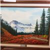 Image 2 : SIGNED OIL ON CANVAS TABLE MOUNTAIN MOUNT BAKER
