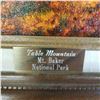 Image 3 : SIGNED OIL ON CANVAS TABLE MOUNTAIN MOUNT BAKER