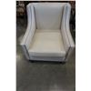 Image 1 : STUDDED LEATHER ARM CHAIR