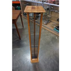 OAK DVD RACK