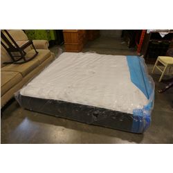 KINGSIZE SEALY POSTUREPEDIC GRAND LUXE EURO PLUSH TOP MATTRESS, MINOR DIRT SCUFF