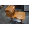 Image 2 : 2 DRAWER PINE STEP ENDTABLE