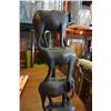 Image 2 : CARVED TURTLE, CHINA, ELEPHANT, HIPPO, AND WILDEBEEST STATUE