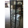 Image 3 : METAL AND GLASS SHELF